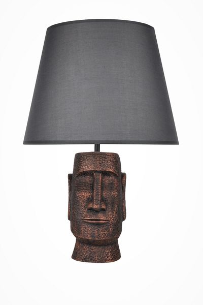 Qdec Copper Gray Modern Design Moai Lampshade