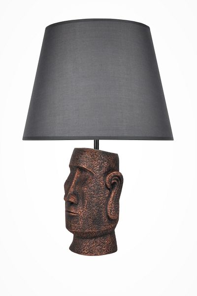 Qdec Copper Gray Modern Design Moai Lampshade