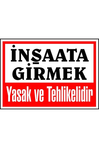 Genel Markalar Şaltere Dokunmak Yasak ve Tehlikelidir 3 mm Dekota Uyarı Levhası 25 X 35 cm