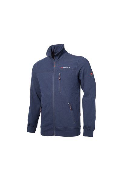Cresta Men's Navy Blue Outdoor Zippered Jacket