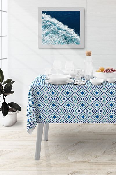 Vagonik Față de masă cu imprimare digitală cu design special 140cm X 220 cm