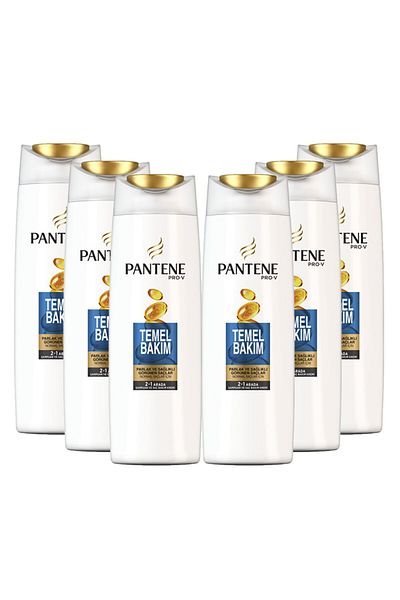 Pantene 3000 ml Basic Care Shampoo - 6x500