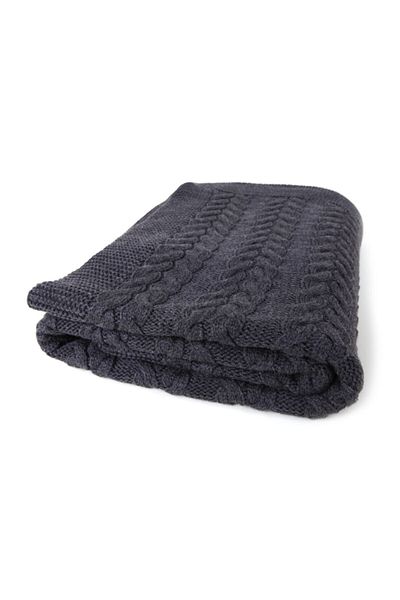 Betires Home Smoked Knitted Sofa Shawl