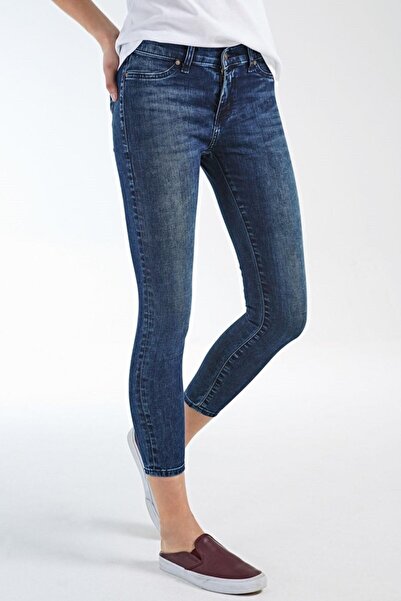 Ltb جينز نسائي ضيق باللون الأزرق الداكن