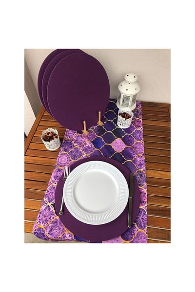 desen tasarım Supla And Runner Purple Μαροκινή Ομάδα