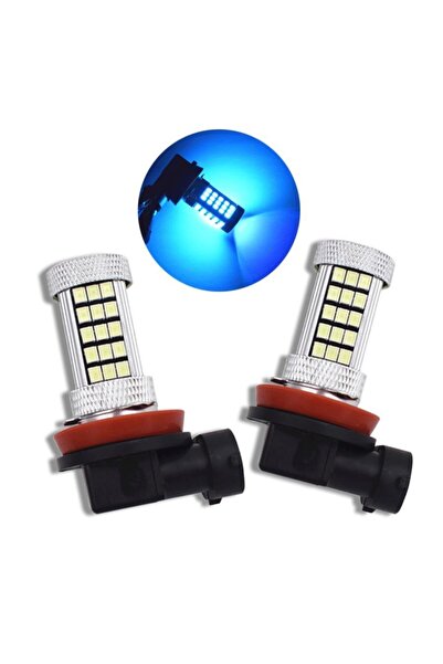 FEMEX H8/11- 9w- Sis Farları Için Led Ampul 2835chip Turkuaz Renk Mercekli 66...