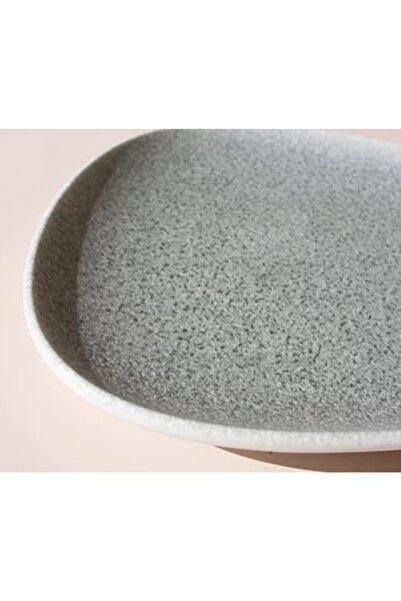 Bonna Porselen Luca Mavi Vago Düz Tabak 24 Cm