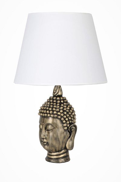Qdec White Modern Design Large Buddha Lampshade