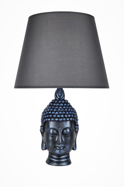 Qdec Cobalt Gray Modern Design Large Buddha Lampshade