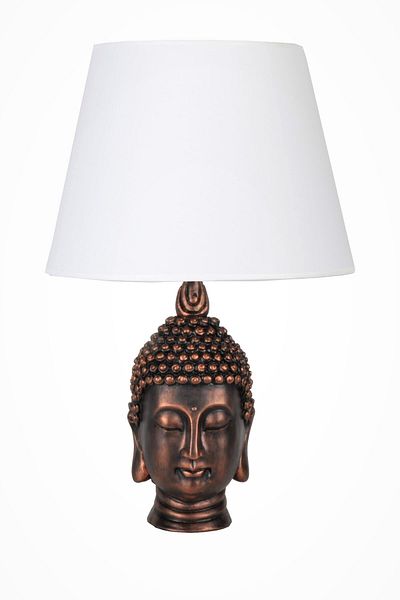 Qdec Copper White Modern Design Large Buddha Lampshade