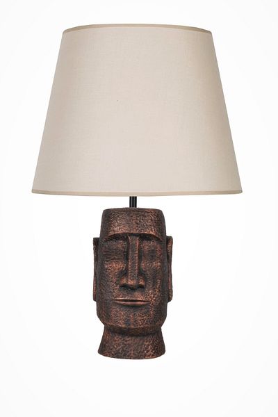 Qdec Copper Beige Modern Design Moai Lampshade