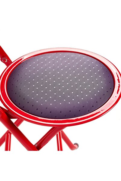 HASTUNÇ Kırmızı Katlanır Portatif Sandalye