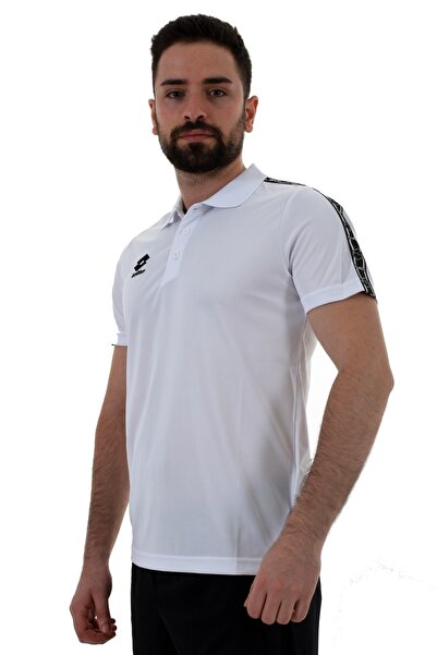 Lotto Men's White Polo T-shirt Athletica Polo Camp Pl-r8943