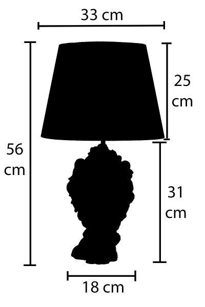 Qdec Silver Modern Design Large Lion Lampshade