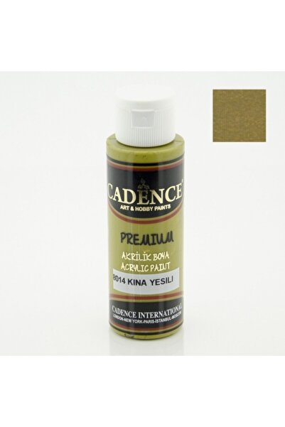 Cadence 8014 Kına Yeşili - Premium Akrilik 70ml | Marmara Hobi