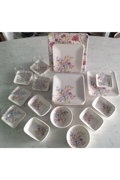 Keramika 25 Piece Spring Breakfast Set
