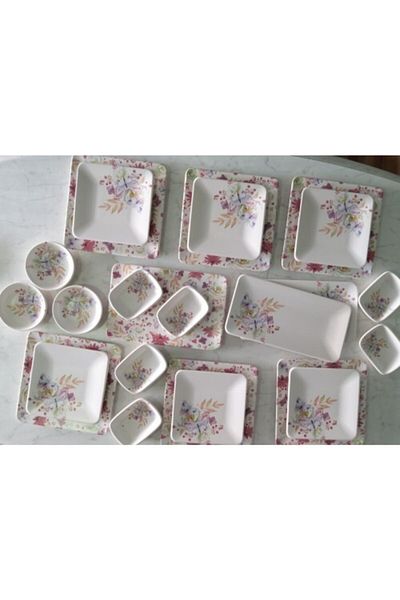 Keramika 24 Piece Spring Breakfast Set