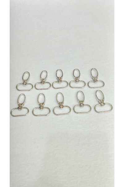 Silver Medium Keychain Ring 10 Lu