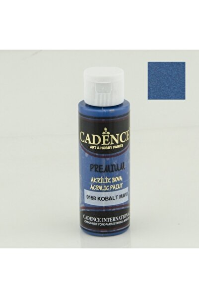 Cadence 0158 Kobalt Mavi - Premium Akrilik 70ml | Marmara Hobi