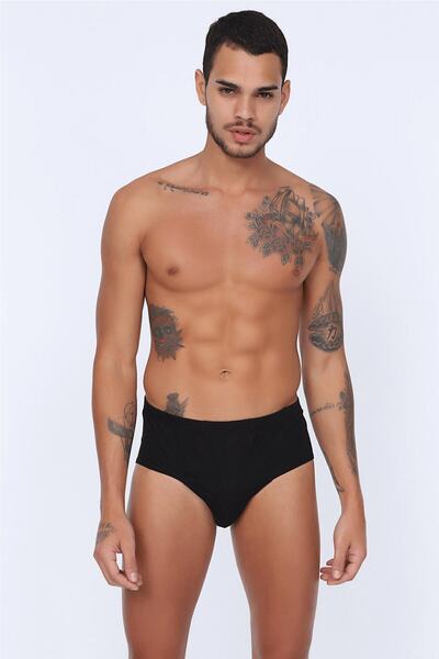 OBJE حذاء رجالي مريح من القطن الأسود