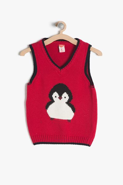 Koton Baby Boy Red Sweater