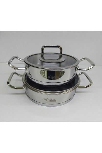 Aryıldız Vento Prestige - 4 Piece Stainless Steel Pan Set