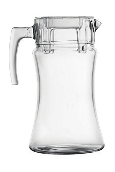 Paşabahçe Azur 2 Adet Şeffaf Kapaklı Sürahi 43018