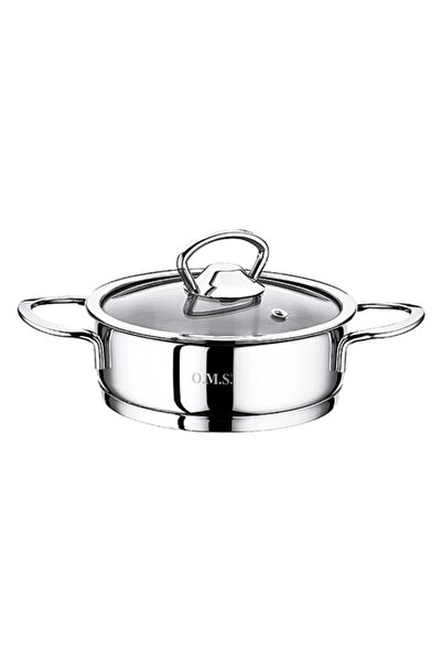 OMS 0.7 Liter 14 cm Steel Mini Flat Pot
