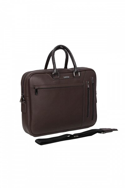 Cambridge Polo Club حقيبة من الجلد الصناعي باللون البني موديل Plevr50072