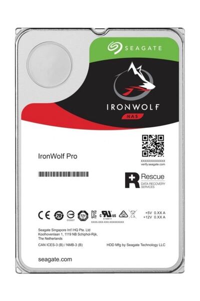 Seagate 3.5'' 6 Tb Ironwolf Pro St6000ne000 Sata 3.0 7200 Rpm Hard Disk