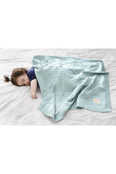 Miespiga Sycamore Baby Blanket - Cotton Knitwear Knitted