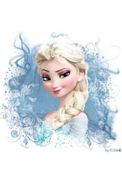 Yenilebilir Kağıt Wafer paper For Elsa Resimli Özel Yuvarlak Ve Kare Şekerli ...