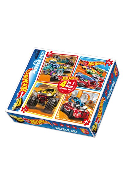 Ks Games مجموعة ألغاز Hotwheels من Diy-toy مكونة من 4 قطع Hw1895