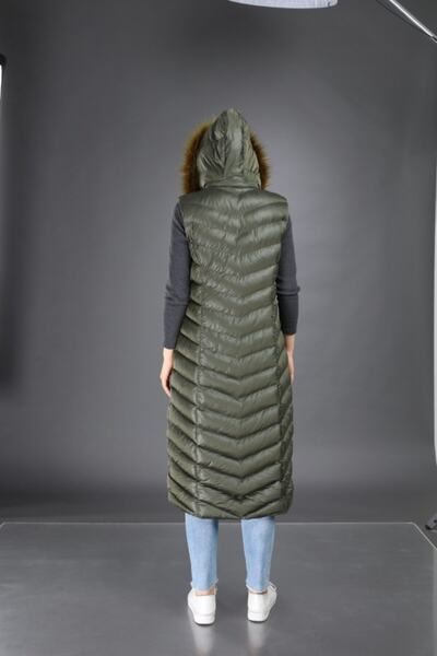 esmaboutique Kadın Haki Tesettür Yelek