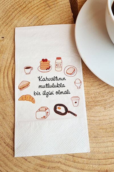 PEKSHOP Sunum Peçetesi - Kahvaltı Sofrası Sunum Peçetesi