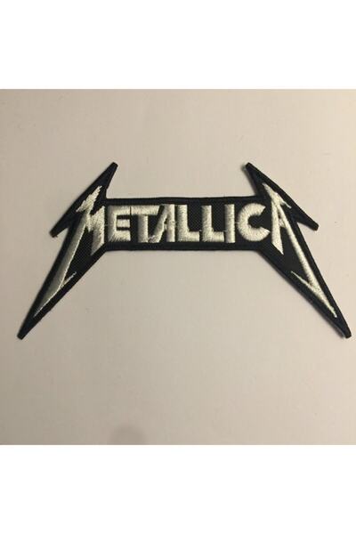 StüdyoÜmitTişört Metallica Logo Patch Peç Arma Ve Kot Yamaları