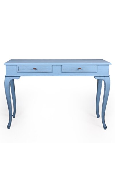 ROYS AHŞAP Açık Mavi Ahşap Eskitme Dresuar 2001