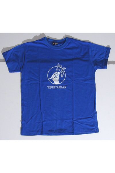 mAddog Unisex Sax Μπλε Χορτοφαγικό T-Shirt