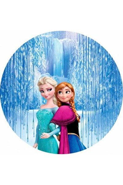 Yenilebilir Kağıt Wafer paper For Elsa Resimli Özel Yuvarlak Ve Kare Şekerli ...