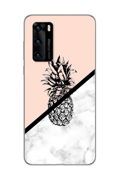 Spoyi Pineapple Design Super Transparent Silicone Phone Case Huawei P40 Pro
