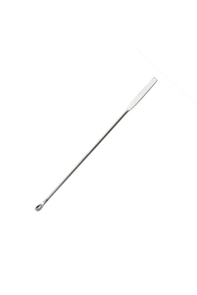 ISOLAB Spatül - Paslanmaz Çelik - Mikro Kaşıklı - 180 Mm - (1 ADET)