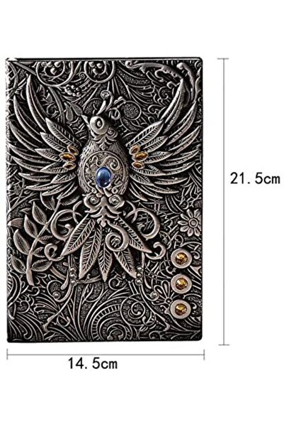 Debug Hediyelik Deri Defter 3d Kabartmalı