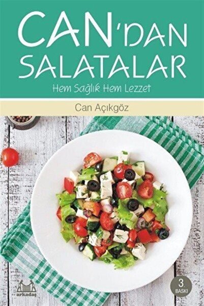 Arkadaş Yayınları Can'dan Salatalar & Hem Sağlık Hem Lezzet - Can Açıkgöz