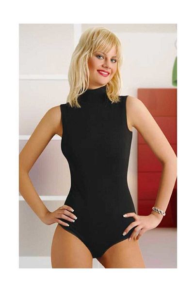 Anıt Black Japone Sleeve Snap-On Women's Bodysuit