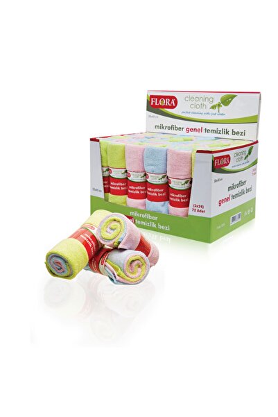 Flora Mikrofiber Temizlik Bezi 3'lü