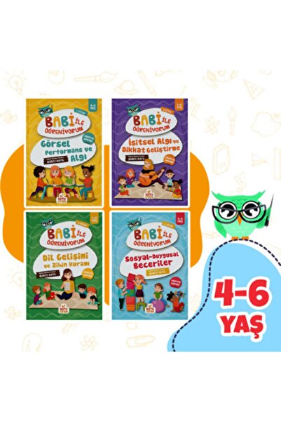 Bi Kutu Oyun Babi Ile Çıkartmalı Evde Etkinlik Seti (4-6 Yaş)