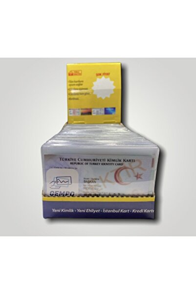 Gempo Protector de carduri din PVC pentru toate cardurile 200 de bucăți