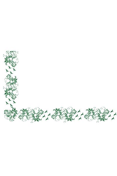 Alacastore Față de masă verde albă de Anul Nou