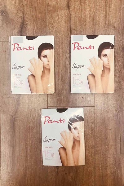 Penti Women's Light Skin Color Super 3-Piece Pantyhose