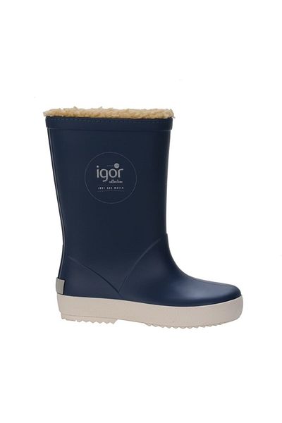IGOR Furry Rain Boots Splash Nautico Borreguito W10207